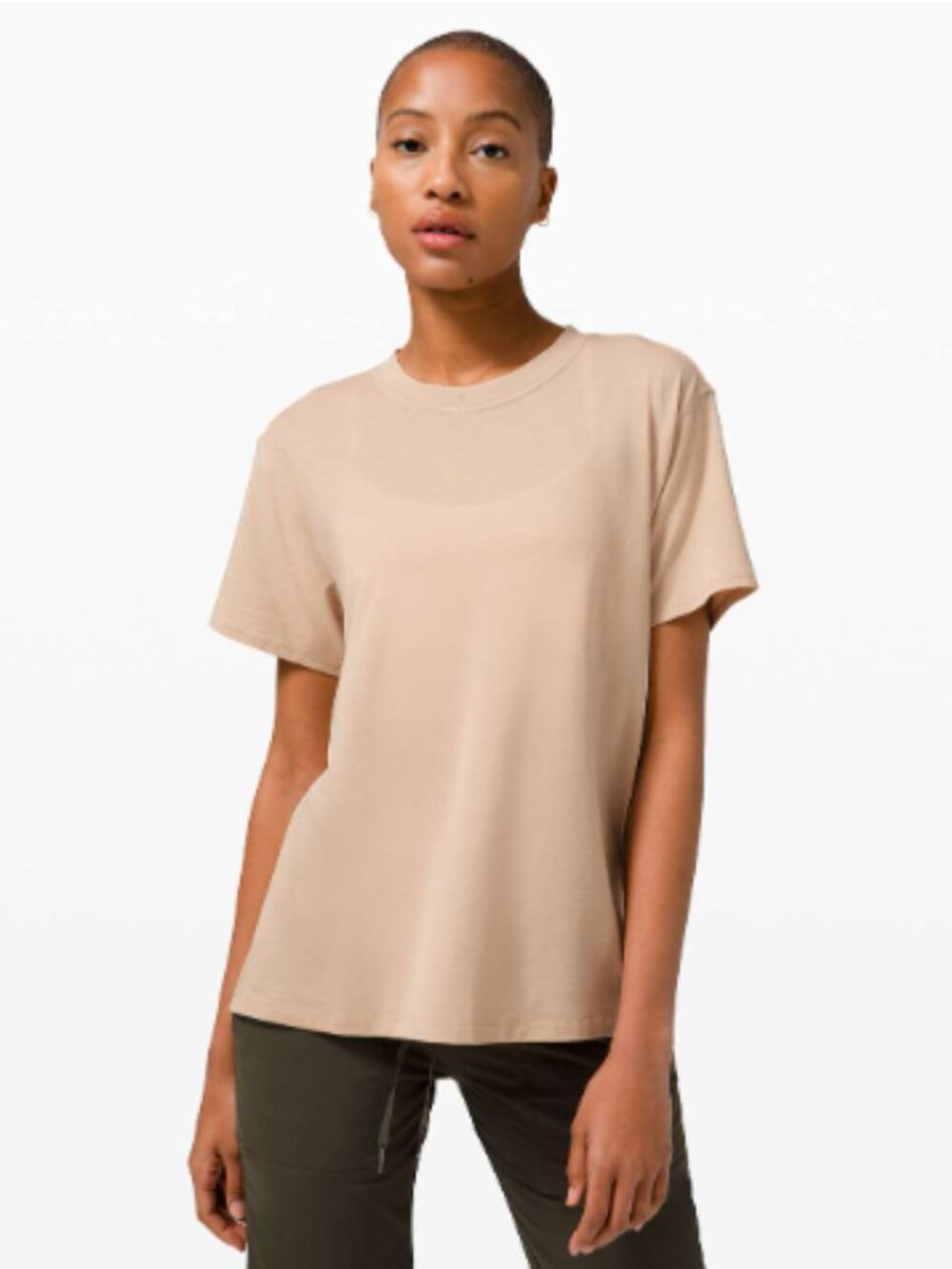 Lululemon All Yours Tee - Cafe Au Lait